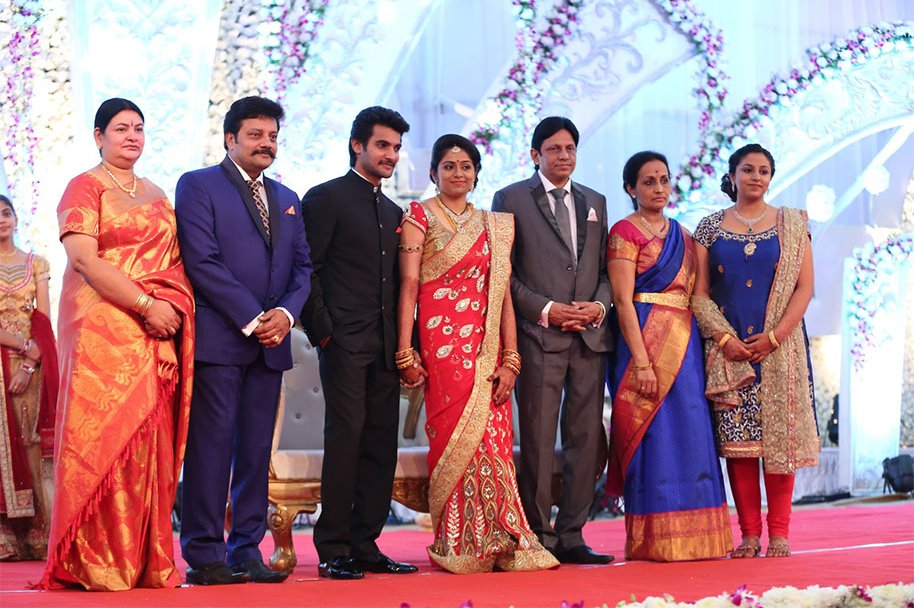 Hero-Aadi-Wedding-Reception-Photos